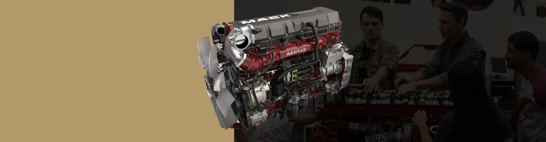 Conoce el motor Mack MP8